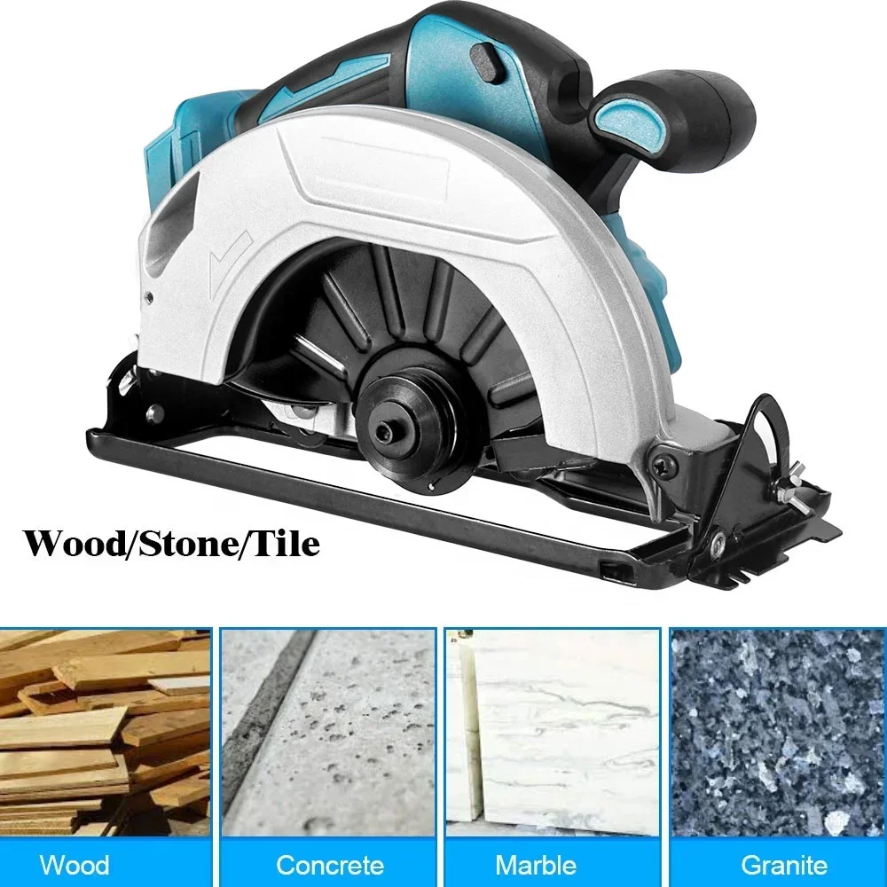 

-for 7 Inch 180mm Cordless Electric Circular Saw 900W 5000RPM Multifunctional Woodworking Cutting Sawing Electric Saw