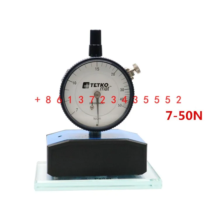 เครื่องทดสอบความตึงหน้าจอ tetko เครื่องวัดความตึงตาข่ายเหล็ก7-50N 7-80N TETKO7-100N