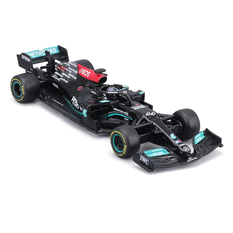 Bburago 1:43 2021 Mercedes-Amg F1 W12 E Prestatie #44 #77 Legering Luxe Voertuig Diecast Auto \'S Model Speelgoedcollectie Cadeau