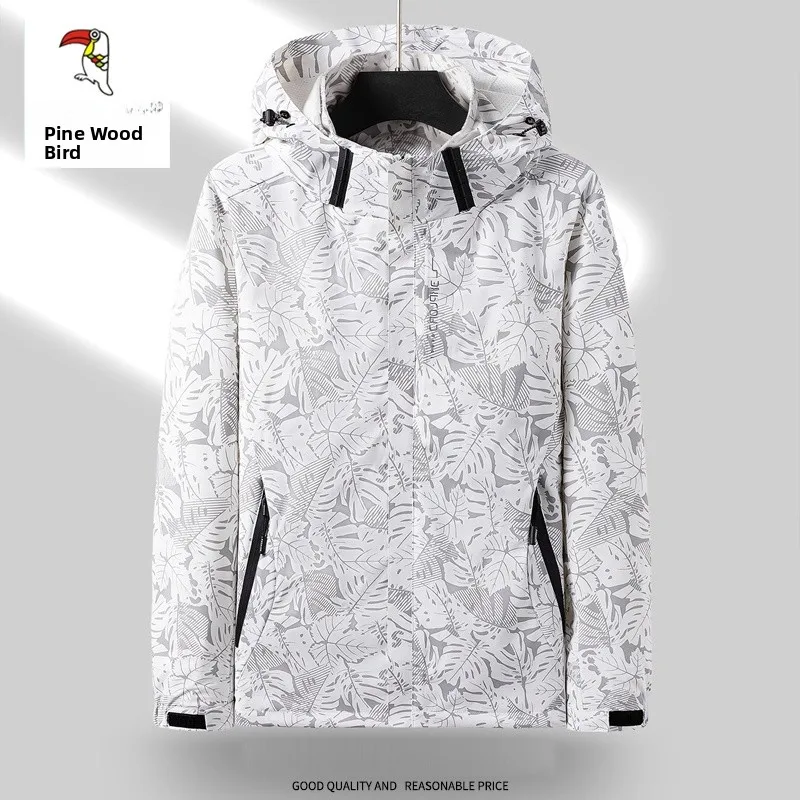 

TUCANO весенне-осенний уличный джет с капюшоном, мужской свободный крой, ветрозащитная молодежная верхняя одежда, джерт со съемной кепкой