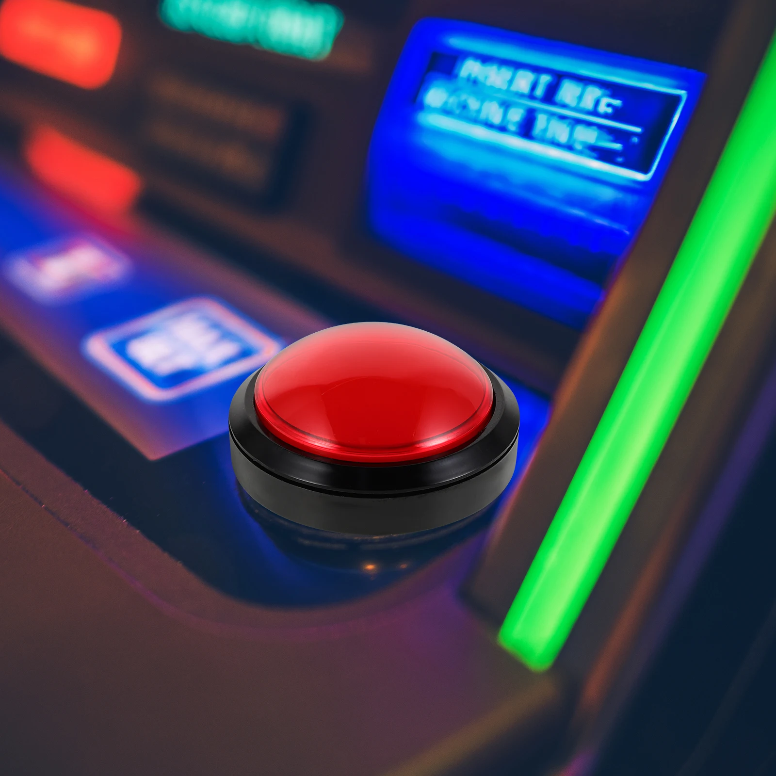 

100Mm Illumination Dome Push Button High Sensitivity Self Reset For Interactive Game Consoles