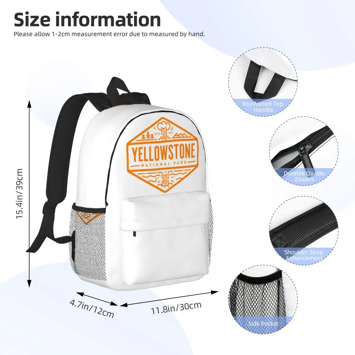 Yellowstone Quick Dry Dutton Ranch Backpack Daypack Large Capacity Boys Girls BookBag Shoulder Bags for Men Women School Bag