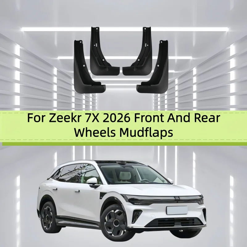 Car Mud Flaps Fender For Zeekr 7X 2026 Front And Rear Wheels Mudflaps Splash Guard Protection Accessories