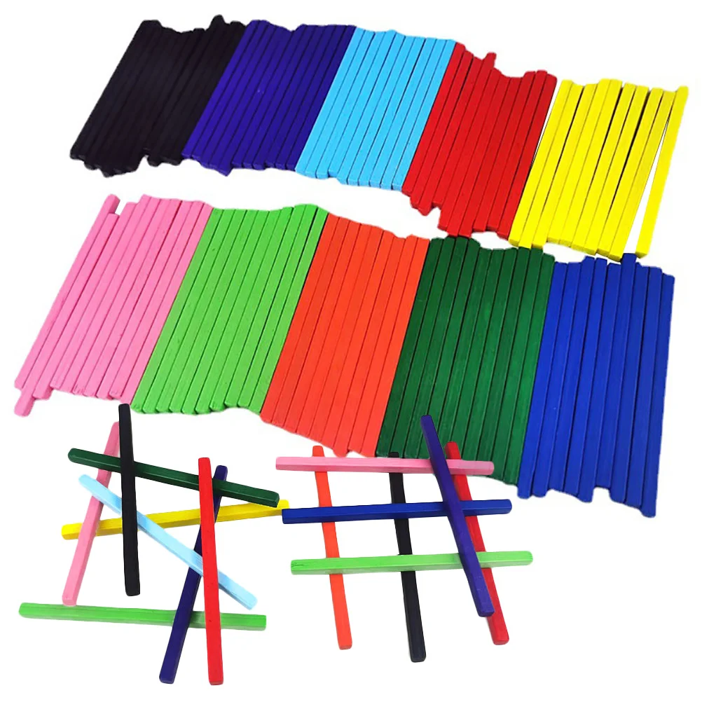 1 Set Educational Counting Rods Colorful Kindergarten Arithmetic Manipulatives Early Education Counting Sticks