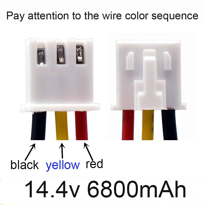 Imagem -02 - Bateria Recarregável de Iões de Lítio Adequada para Aspirador Robótico 14.4 v 6800 Mah Alta Capacidade Adequada para o Lietroux C30b