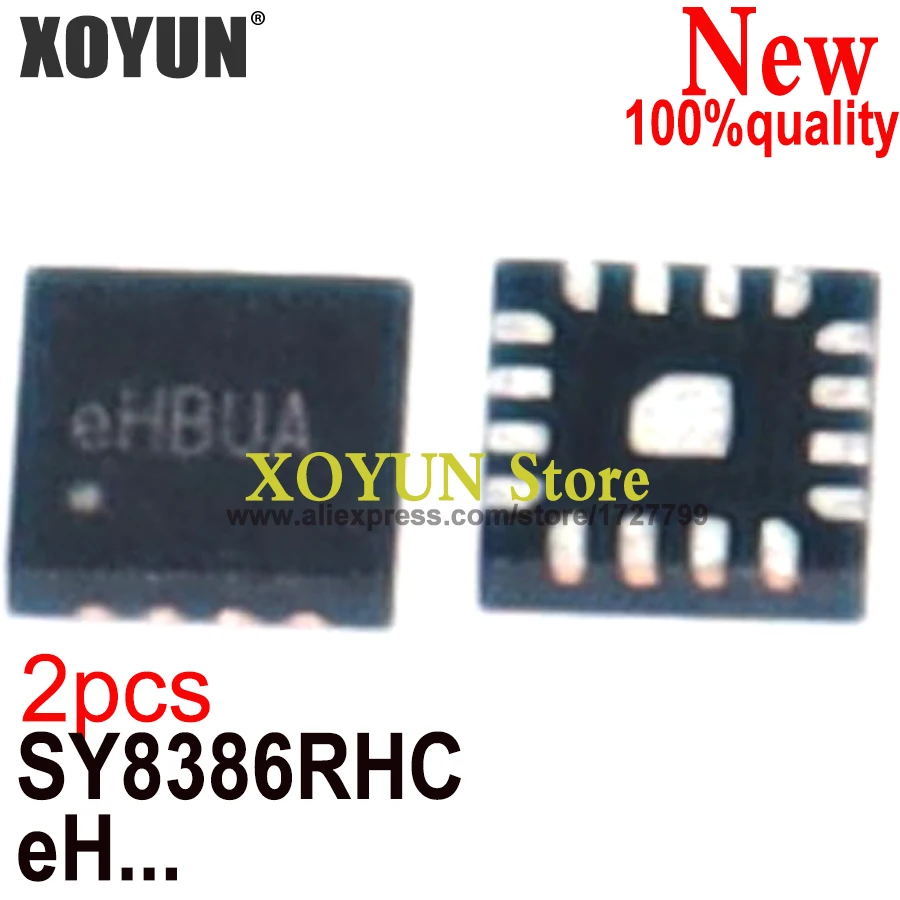 (2Piece)100% New SY8386RHC SY8386 (Ehaiz Ehbjf Ehbak Eh...) QFN-16 Chipset