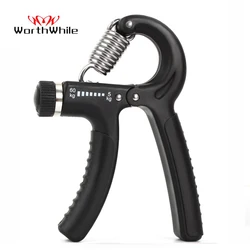 WorthWhile 5-60Kg Gym Fitness Hand Grip Men Adjustable Finger Heavy Exerciser Strength for Muscle Recovery Hand Gripper Trainer