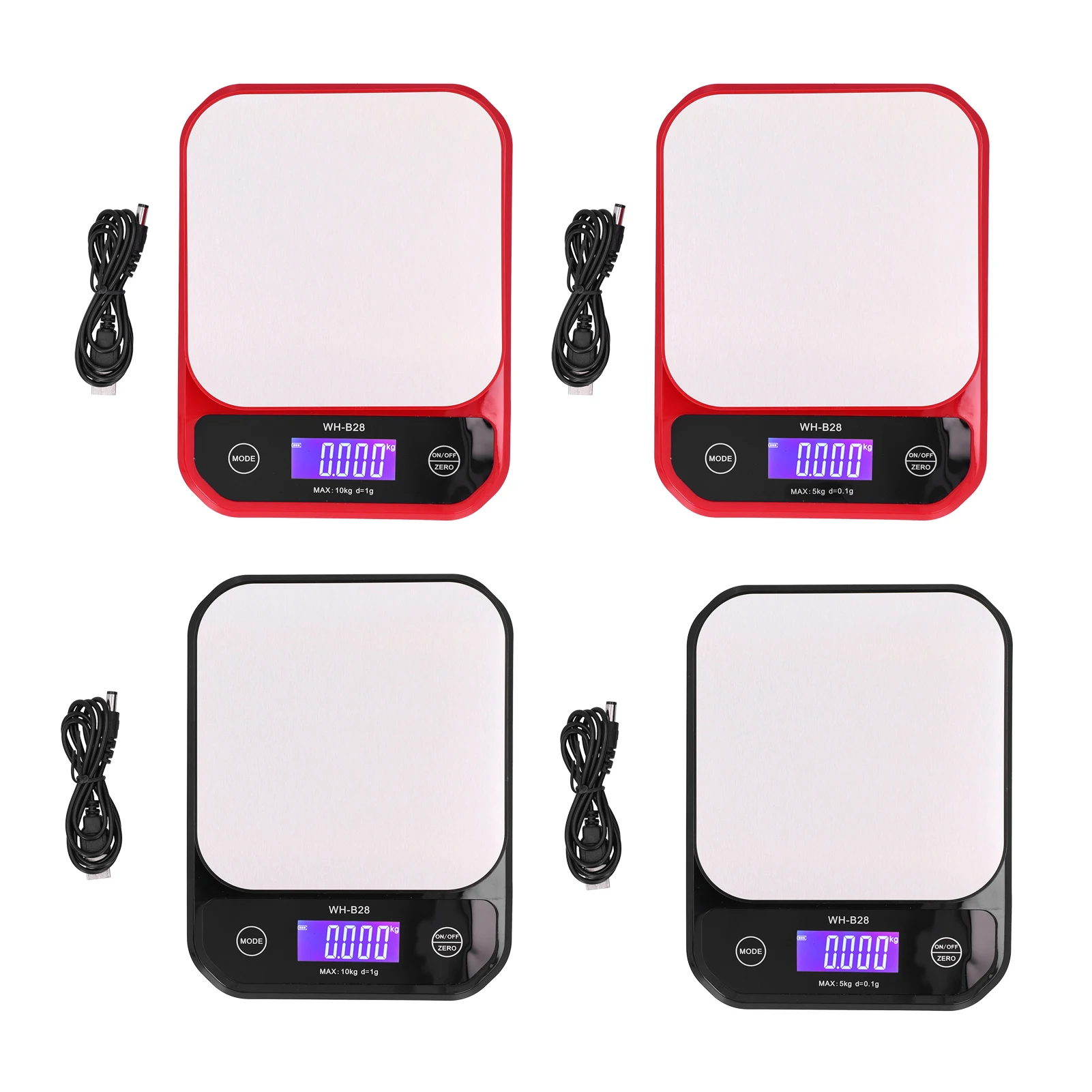 Kitchen Scale USB Charging Scale Waterproof Kitchen Baking Food Scale Electric Weight Measuring Balance