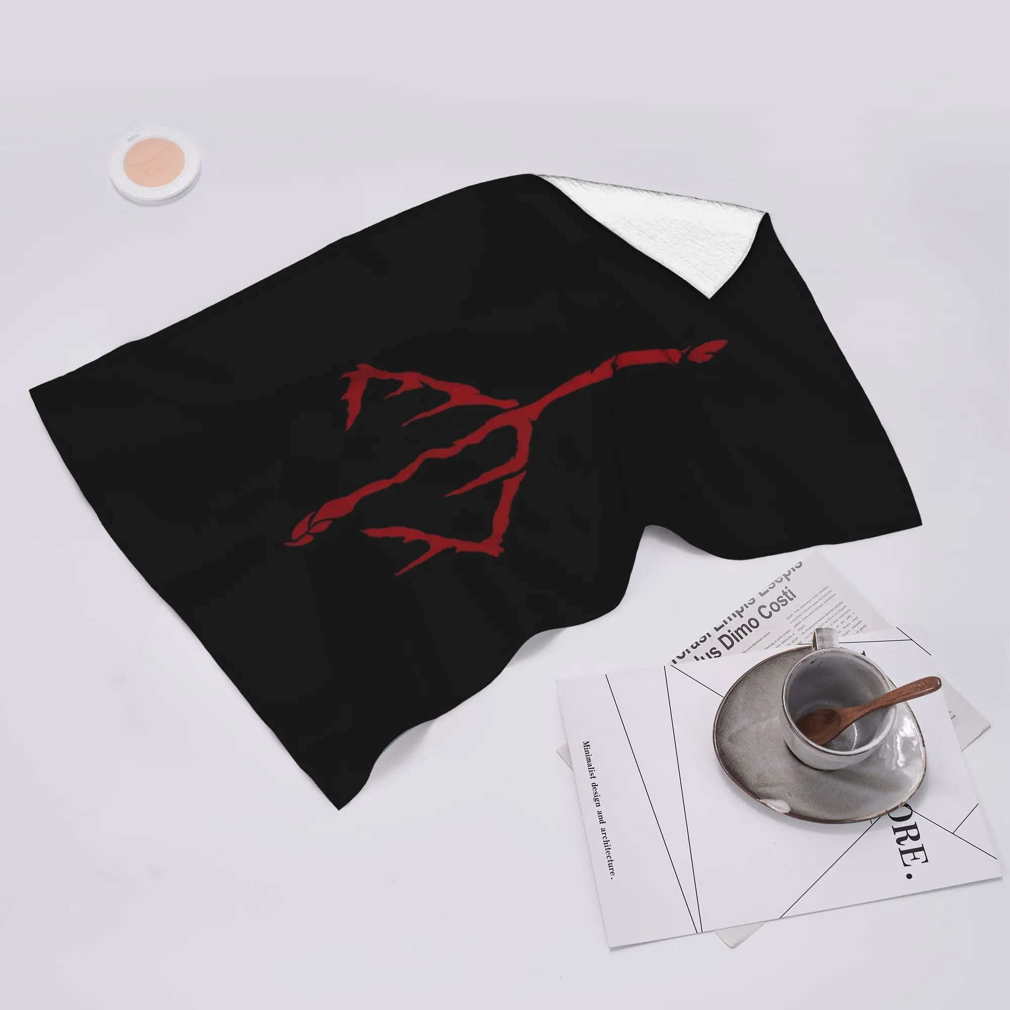 Custom Bloodborne hunter's mark Soft Face Towel Quick Dry Pool Bath Cotton Towels Absorbent