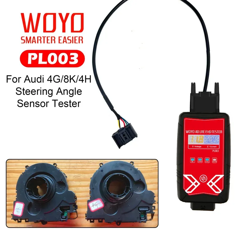 

Для AUDI 4G/8K/4H Porsche тестер датчика угла поворота рулевого управления, спиральная пружина с детектором электроники на столе, диагностический инструмент для мастерской