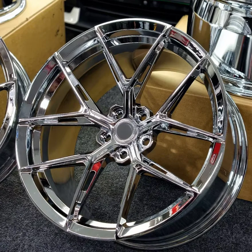 Customized Forged Electroplated Wheel Hub 18 To 22 Inch Universal Passenger Car Rims Auto Exterior Modification Accessories