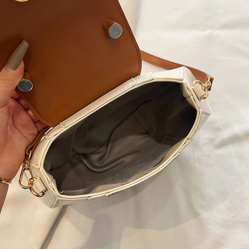 Women Bag Classic Designer PU Leather Quality Crossbody Bag Handle Handbag Fashion Shoulder Messenger Ladies New Trend Flap Bag