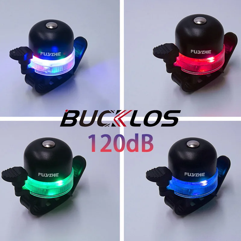 

Bicycle Horn Light USB Rechargeable 3 Modes Bike Bell Light Sound Alarm E-bike Folding Cycling Lamp Riding Accessorie