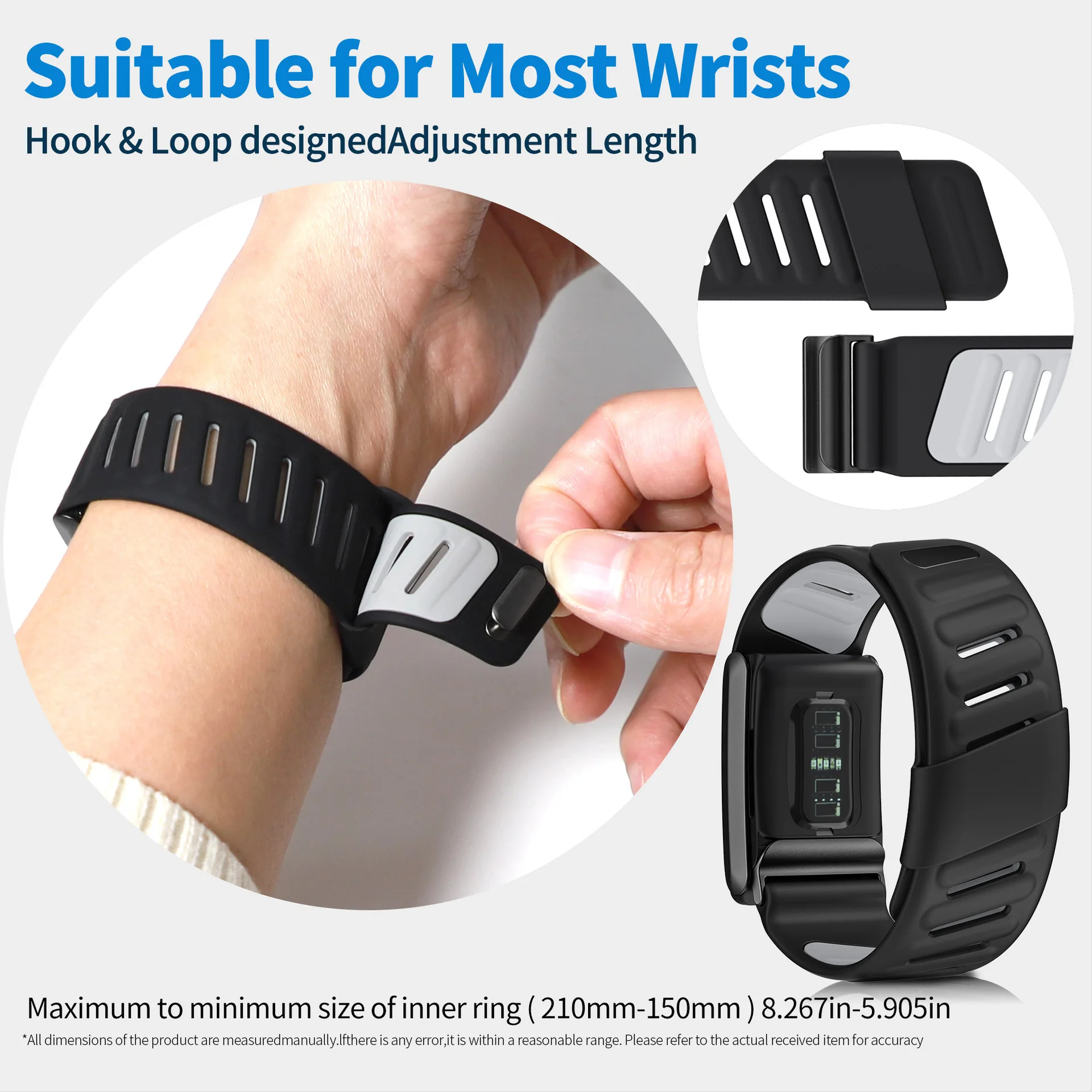 Super Soft Adjustable Band Replacement Strap Compatible with Whoop 4.0 and Whoop 3.0 Heart Rate Monitor image 4