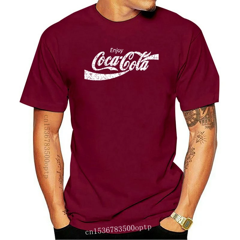 NEW DRINK COKE CLASSIC BLACK MEN SIZE USA SIZE S M L XL 2XL 3XL  T-SHIRT EN1(1)