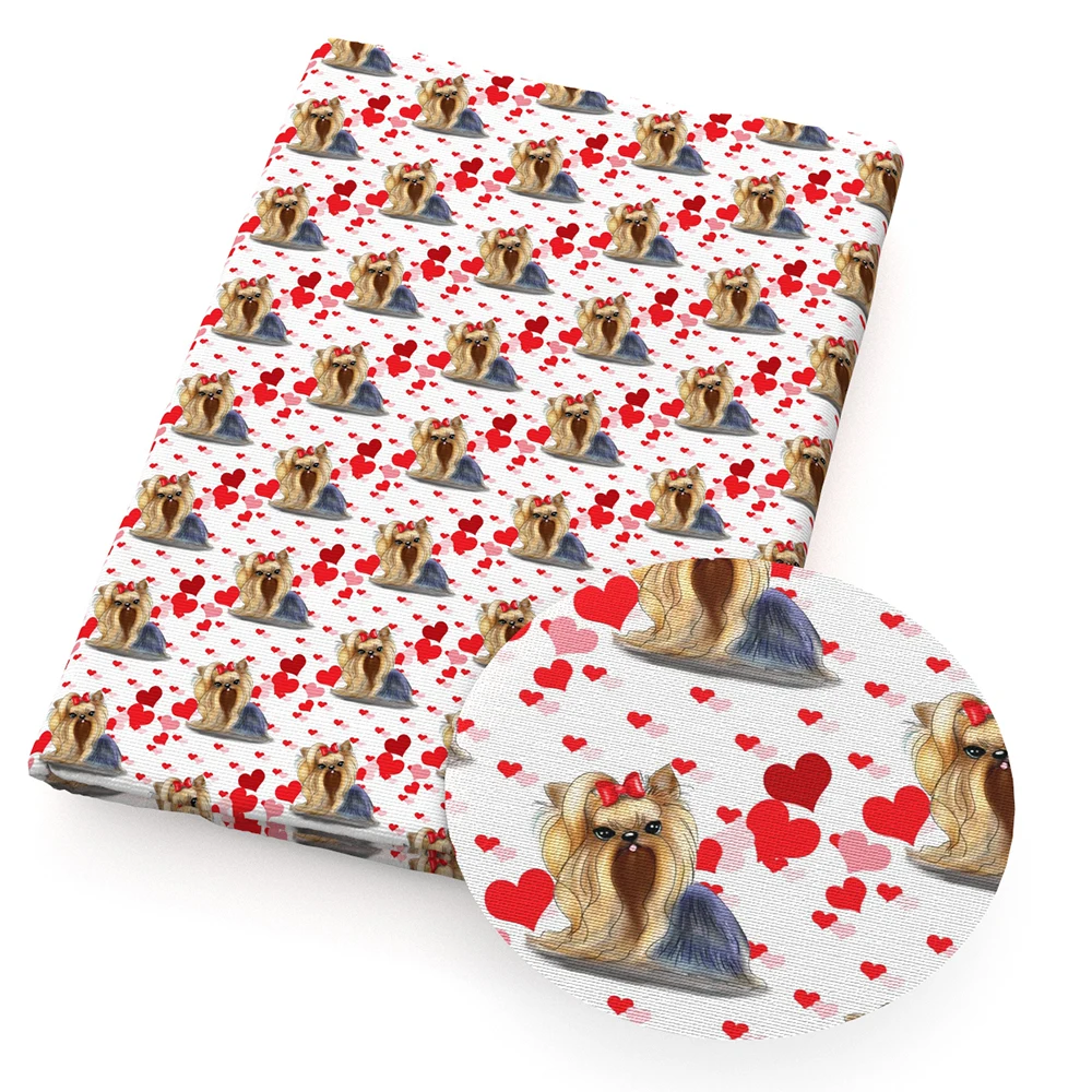 Cute Animals Dogs Printed Polyester Pure Cotton Material By the Meter Patchwork Tissue Sewing Quilting Fabrics Needlework