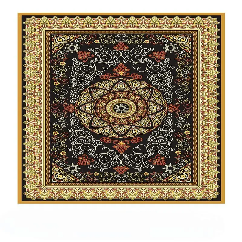 VIKAMA Bohemian Ethnic Tapestry Retro Geometric Flower Wall Hanging Aesthetics Bedroom Living Room Home Decoration