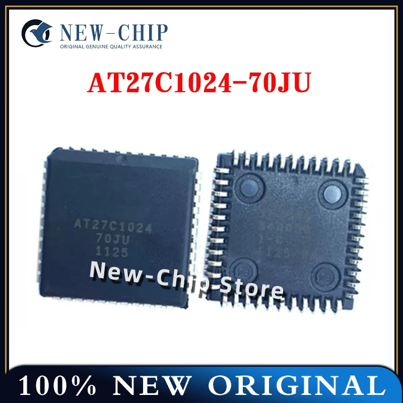 1PCS-5PCS/LOT  AT27C1024-70JU   PLCC-44   AT27C1024    New original