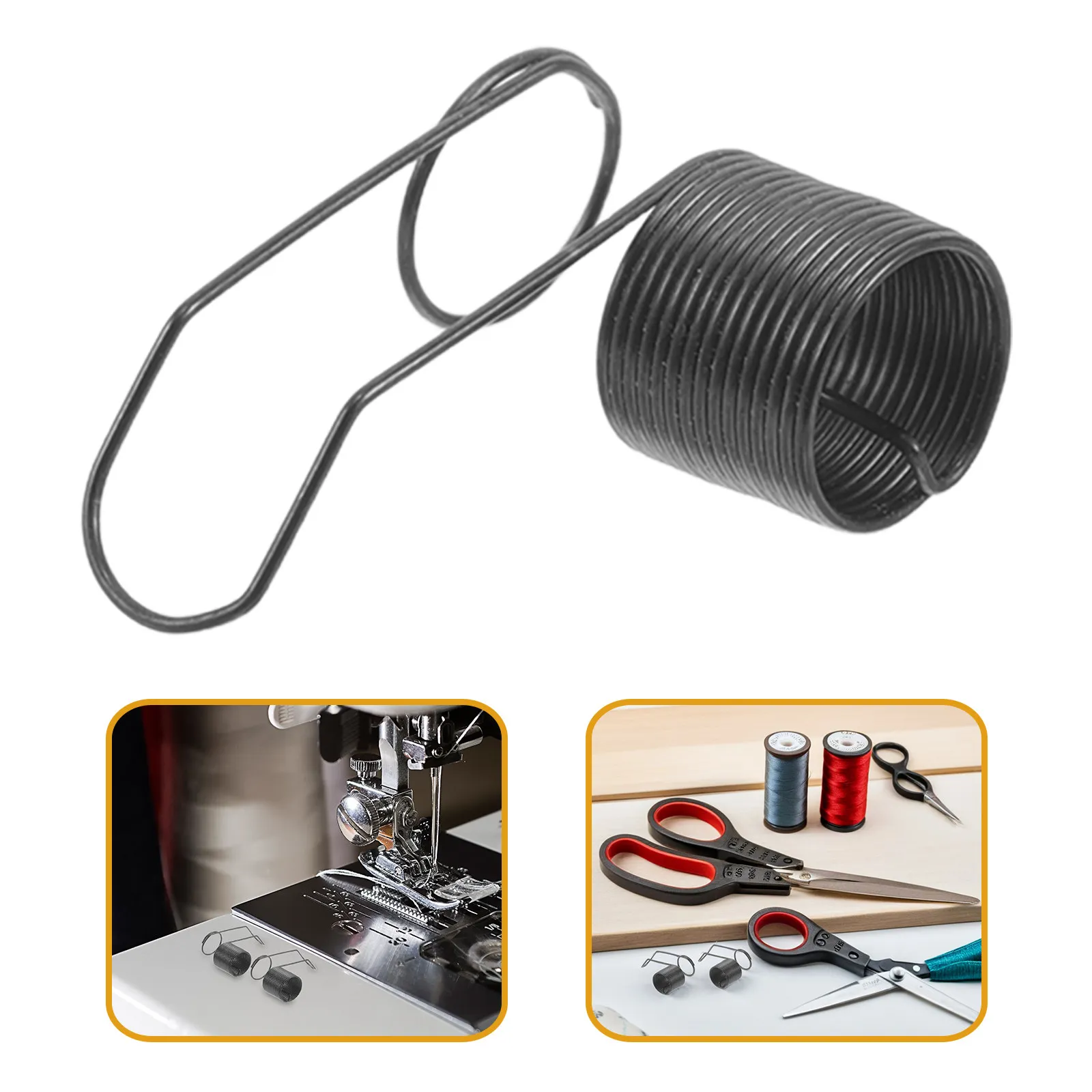 20Pcs Sewing Machine Thread Tensioner Spring Metal Check Spring for Reliable Thread Regulation High Speed Operation Universal