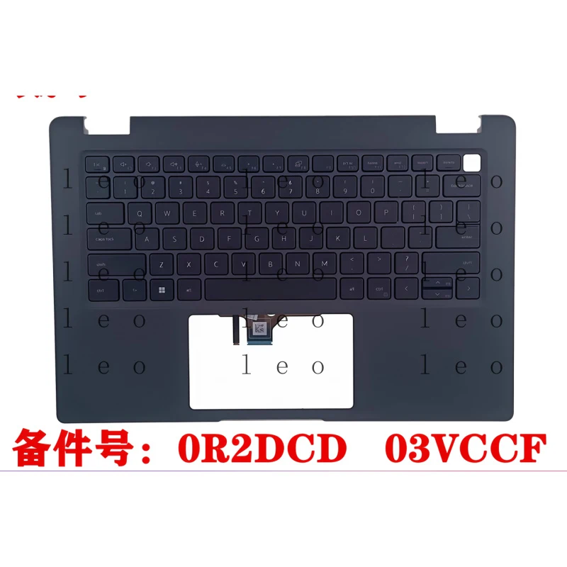 Para Dell Latitude 3440 3450 E3440 C, carcaça do teclado com apoio para as mãos sem teclado retroiluminado, carcaça A, carcaça B, carcaça D R2DCD 0R2DCD