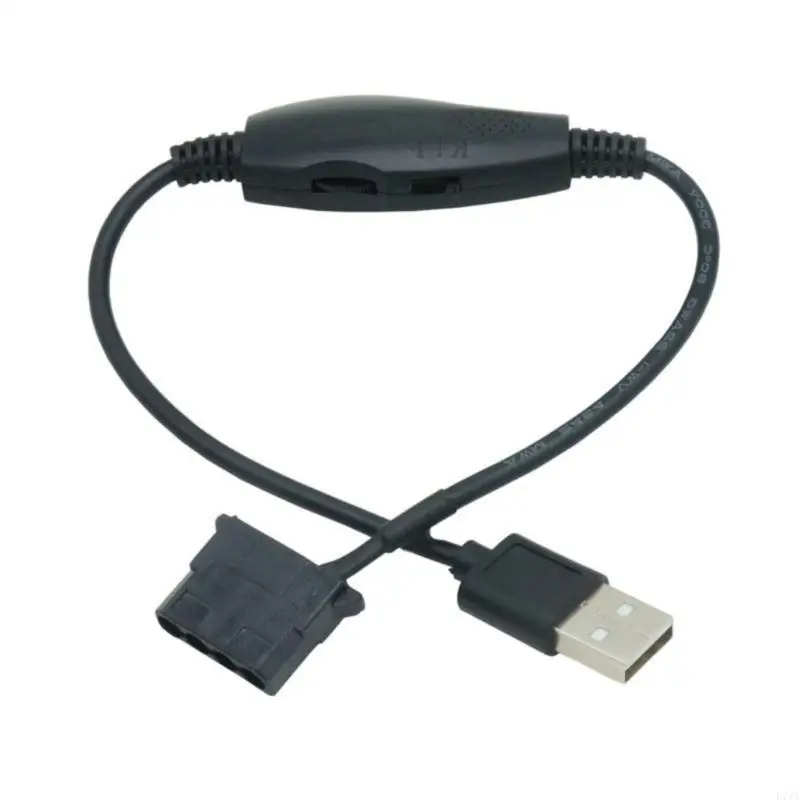 L74A USB إلى 4PIN PWM 5V إلى 12V تعزيز خط USB Sleeved PC مروحة محول محول محول الطاقة