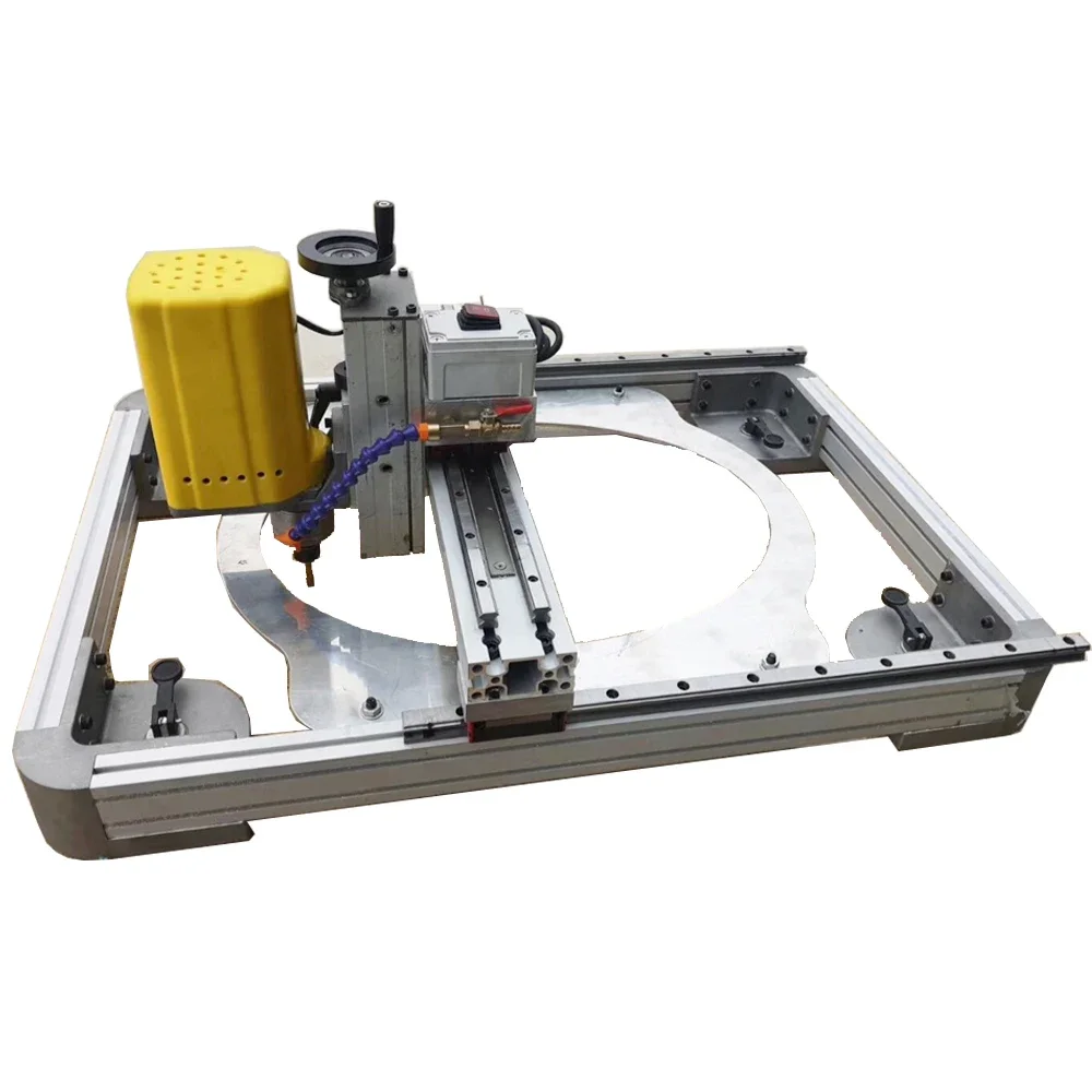 

Portable Sink Hole Cutting System For Large Format Stone Slab 110v/220v Countertops Hole Drilling Forming Milling Machine