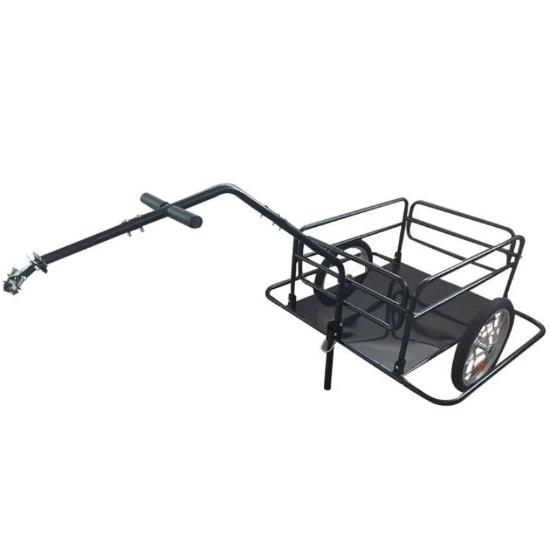 Cargo bicycle trailer outdoor riding rear hanging cargo bucket long-distance bicycle traction tool car