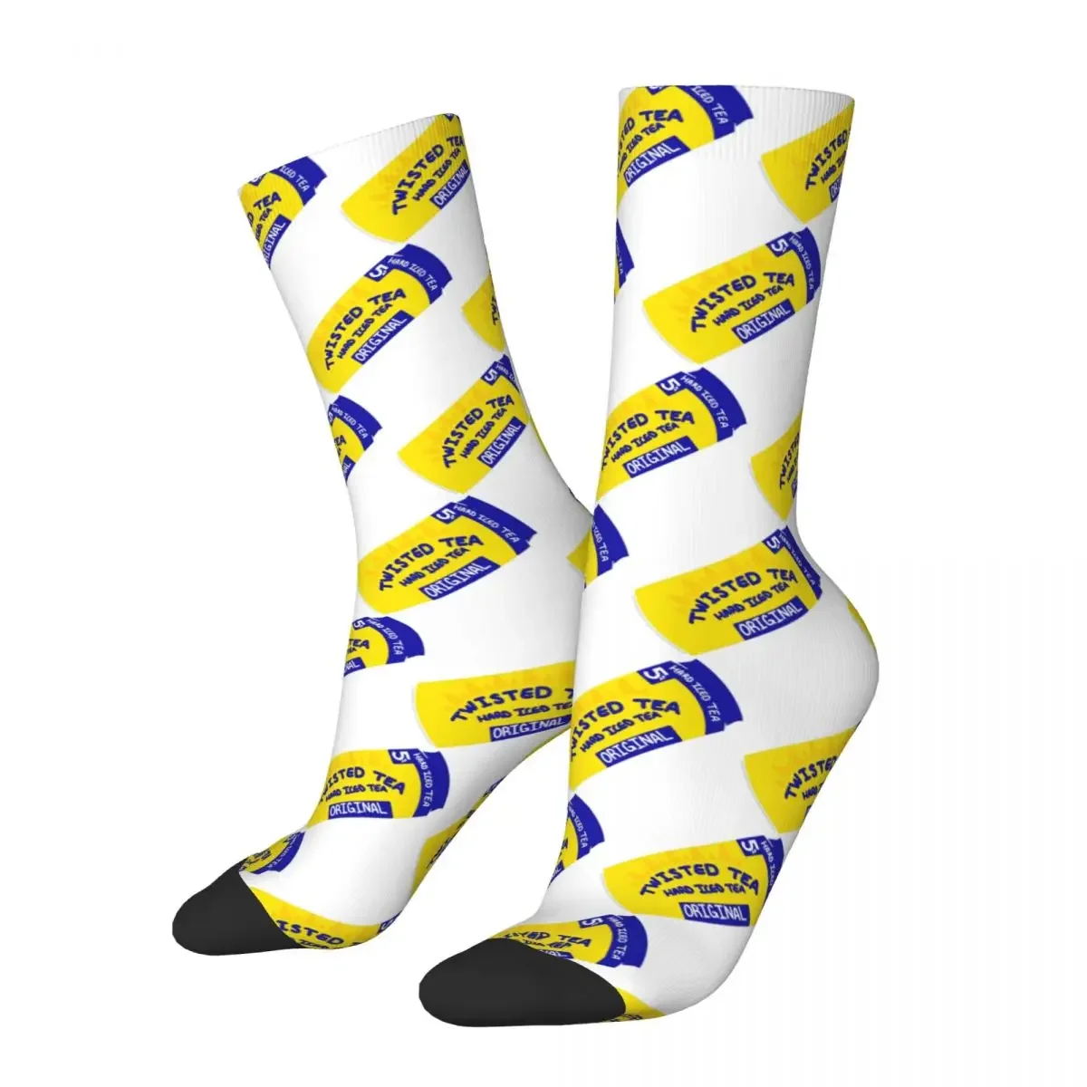 Twisted Tea Socks Harajuku Super Soft Stockings All Season Long Socks Accessories for Unisex Birthday Present