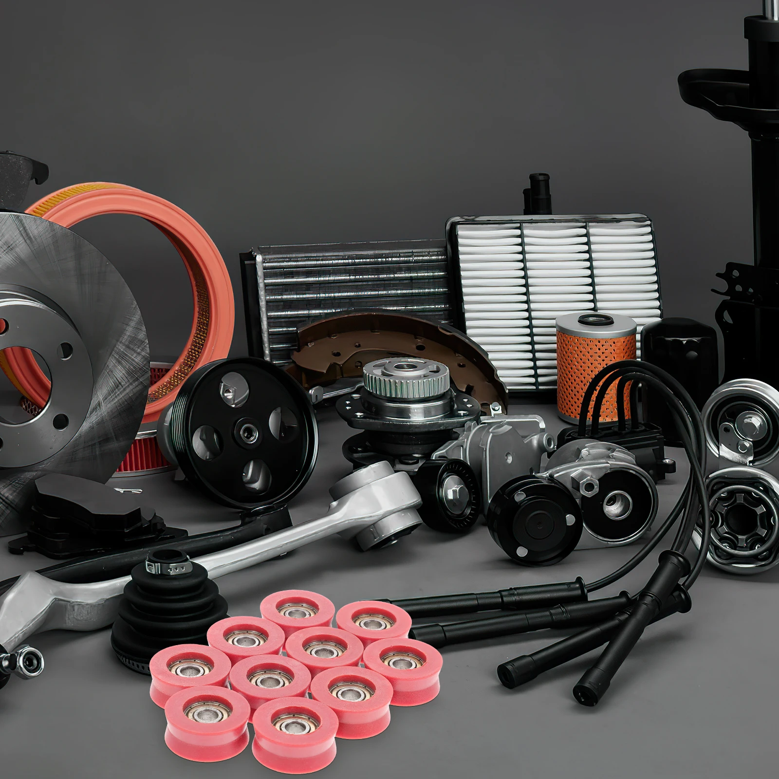 Poulie en Nylon à rainure en U pour porte coulissante et fenêtre, roulement de roue à rainure en U, accessoires de porte robustes et résistants à l'usure, 10 pièces