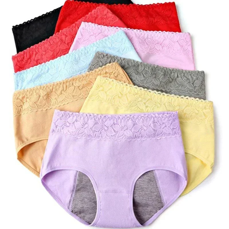 

Women Underwear Female Physiological Pants Leak Proof Menstrual Period Panties Cotton Health Seamless Briefs Warm