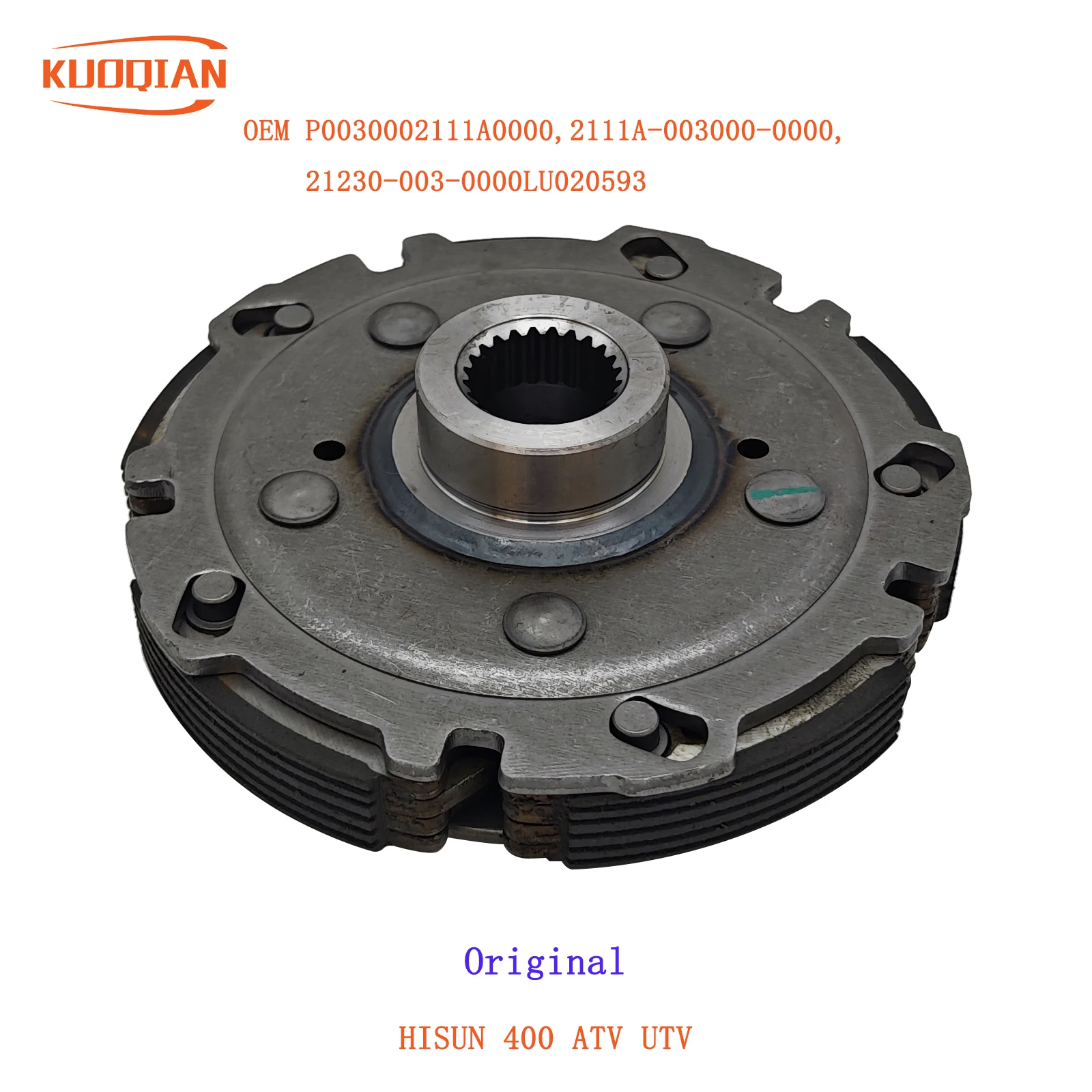 Mokre sprzęgło Assy dla HISUN 400 ATV UTV zapasowy kod HS 2111A-003000-0000 kod ERP P0030002111A0000 21230-003-0000