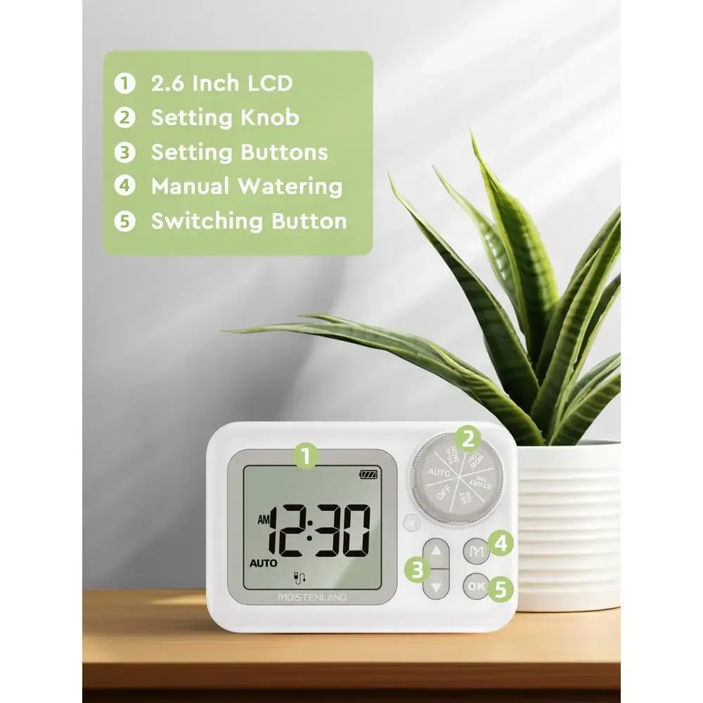 Kit di irrigazione automatica a goccia Sistema di irrigazione per interni 15 piante d'appartamento Orari personalizzabili Risparmio idrico Installazione semplice