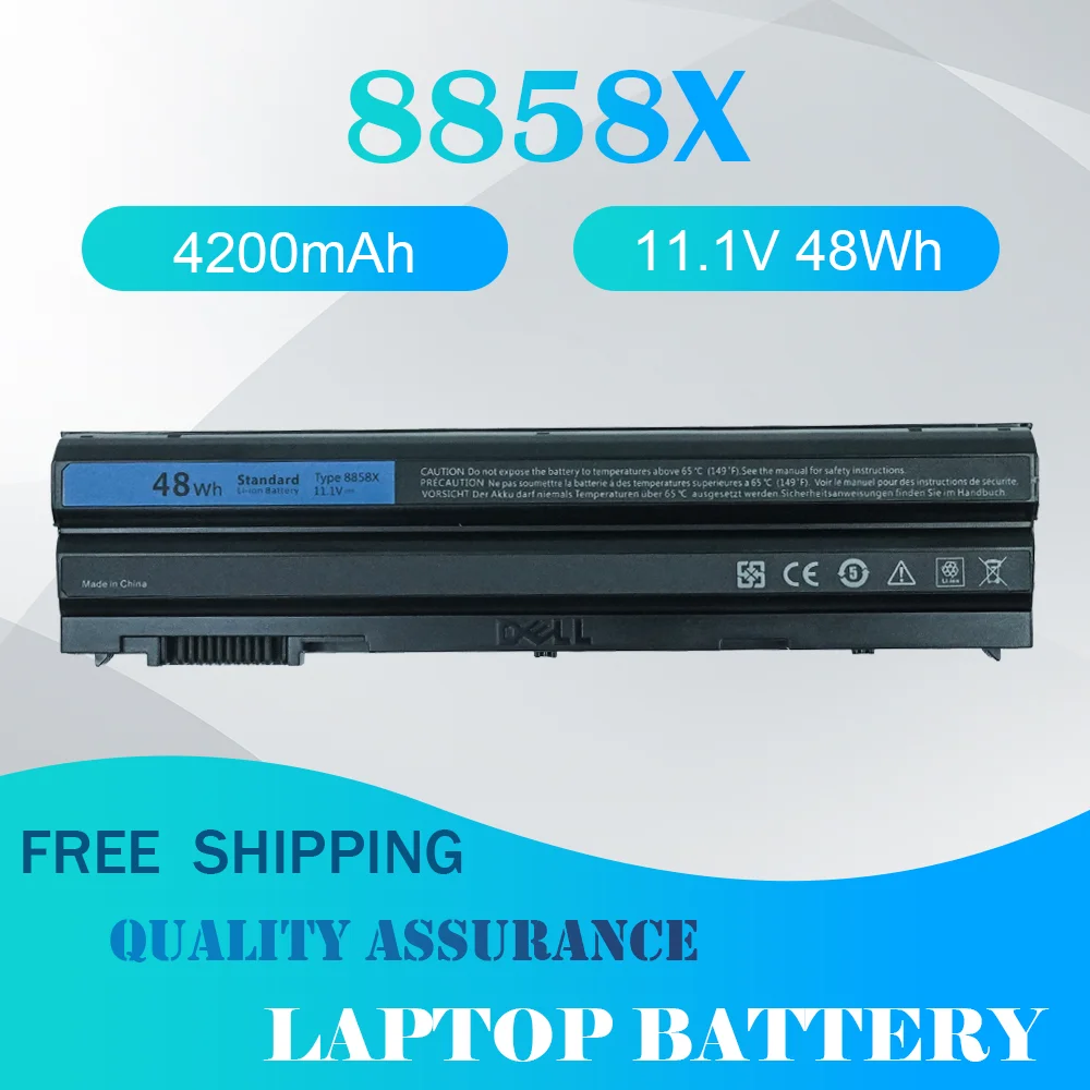 8858X T54FJ 48 Втч/60 Втч аккумулятор для ноутбука DELL Latitude E6420 E6430 E6520 E6530 E6540 E5420 E5430 E5520 E5530 Inspiron 4520 4720