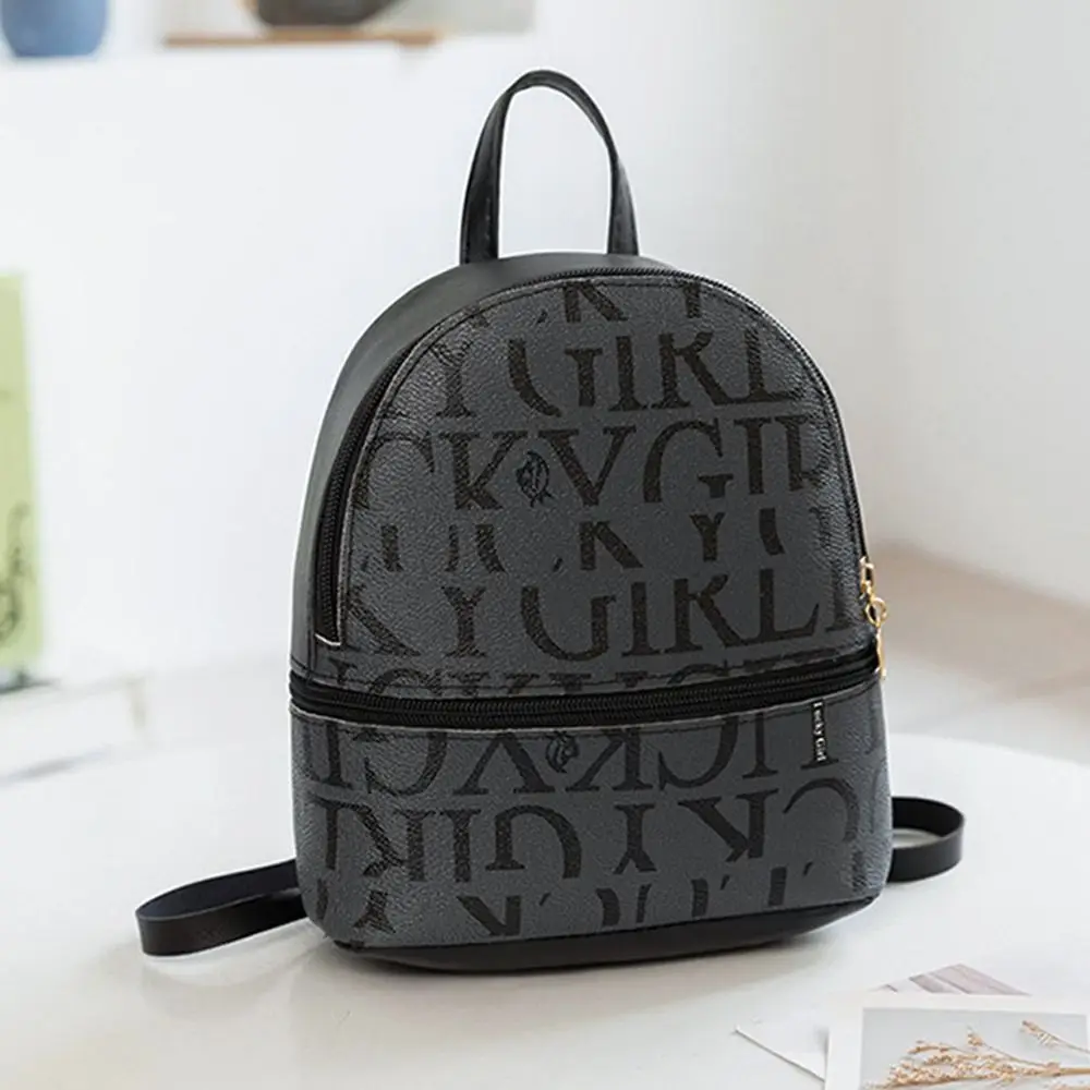 Korean Cute Sling Bags For Women Fashion Casual Letter Printed Ladies Back Pack Multi-purpose Shoulder Messenger Bag