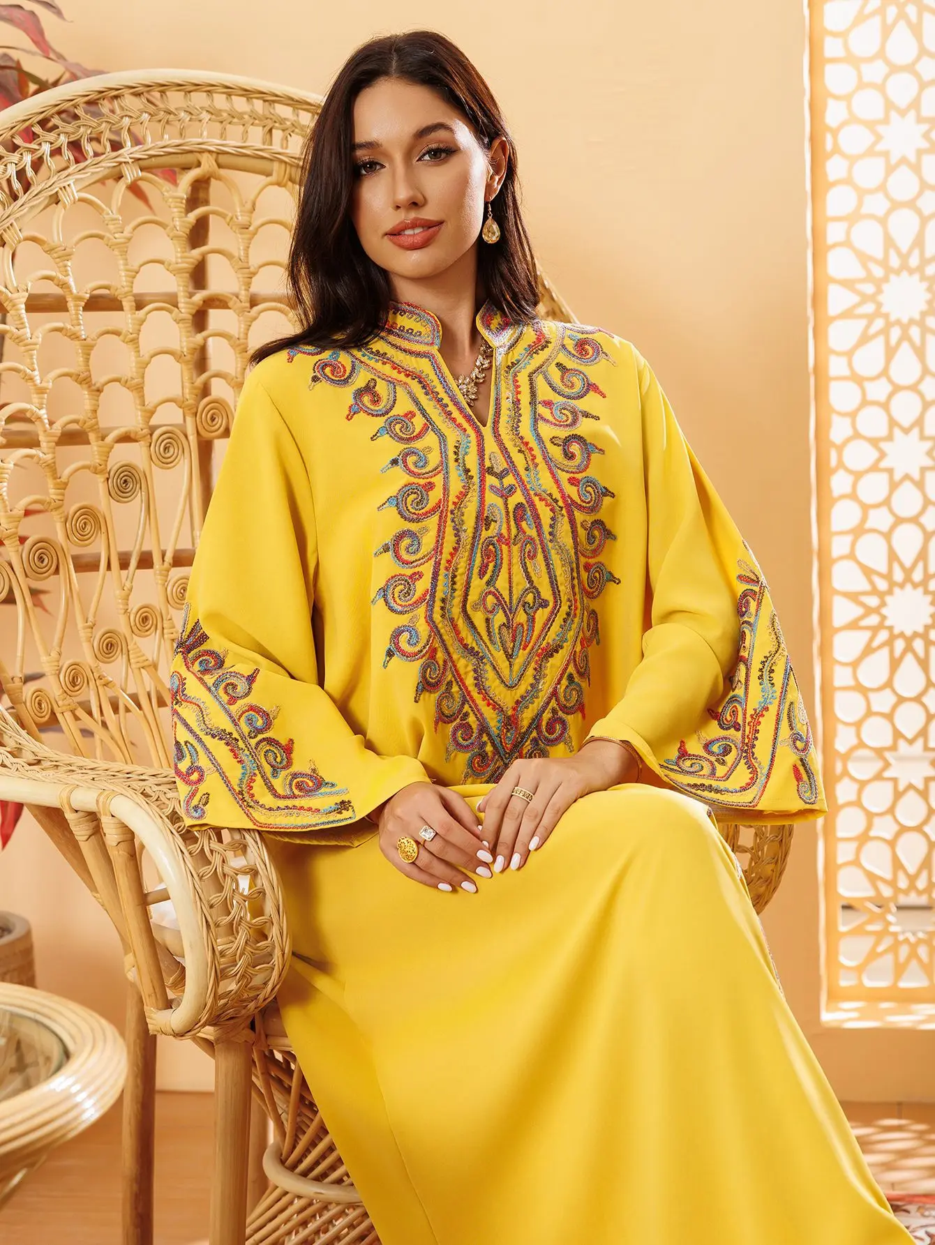 

Islamic Party Gowns Muslim Abaya Dubai Turkey Women Robe Arab Femme Luxury Clothes Middle East Fashion Morocco Evening Dresses