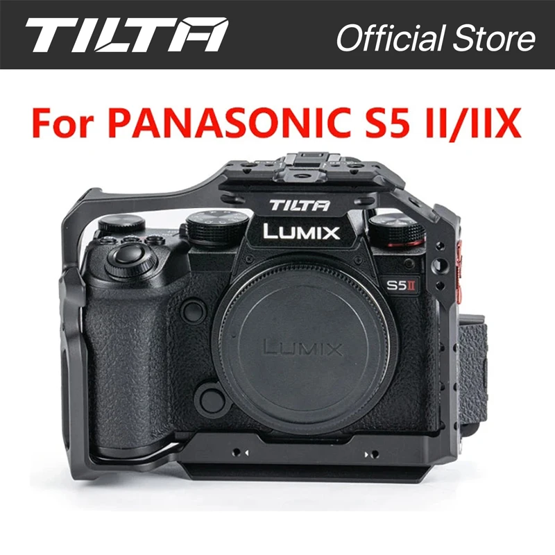 TILTA Full Camera Cage for Panasonic LUMIX S5 II/IIX Half Camera Cage TA-T50-FCC TA-T50-HCC Modular 15mm LWS Baseplate Type I