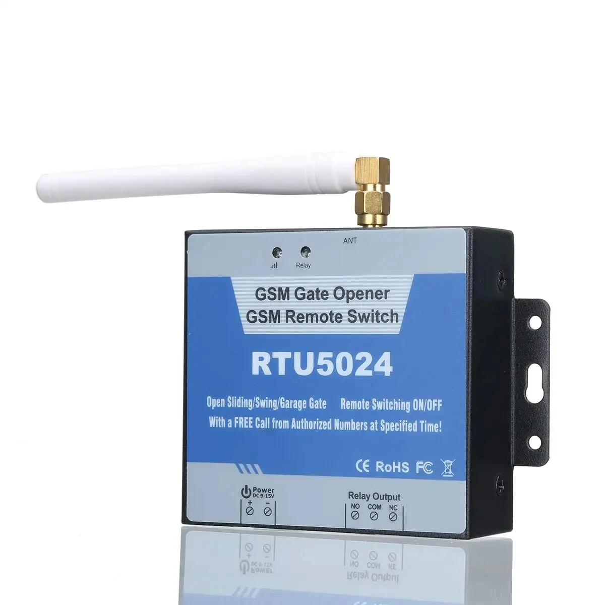 RTU5024 2G GSM Gate Opener Relay Switch Wireless Remote Control Door Access Long Antenna Call 850/900/1800/1900MHz Door Opener