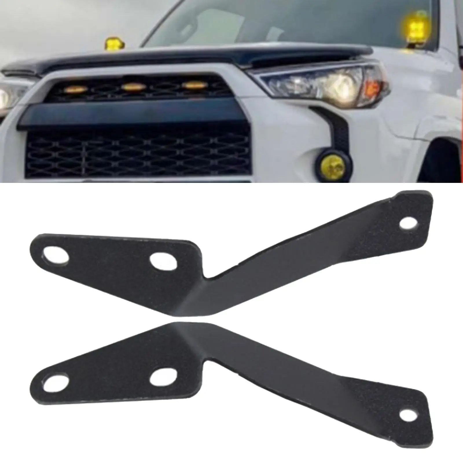 

2 Pieces Ditch Lights Mount Hood Light Mounting Brackets for 4runner