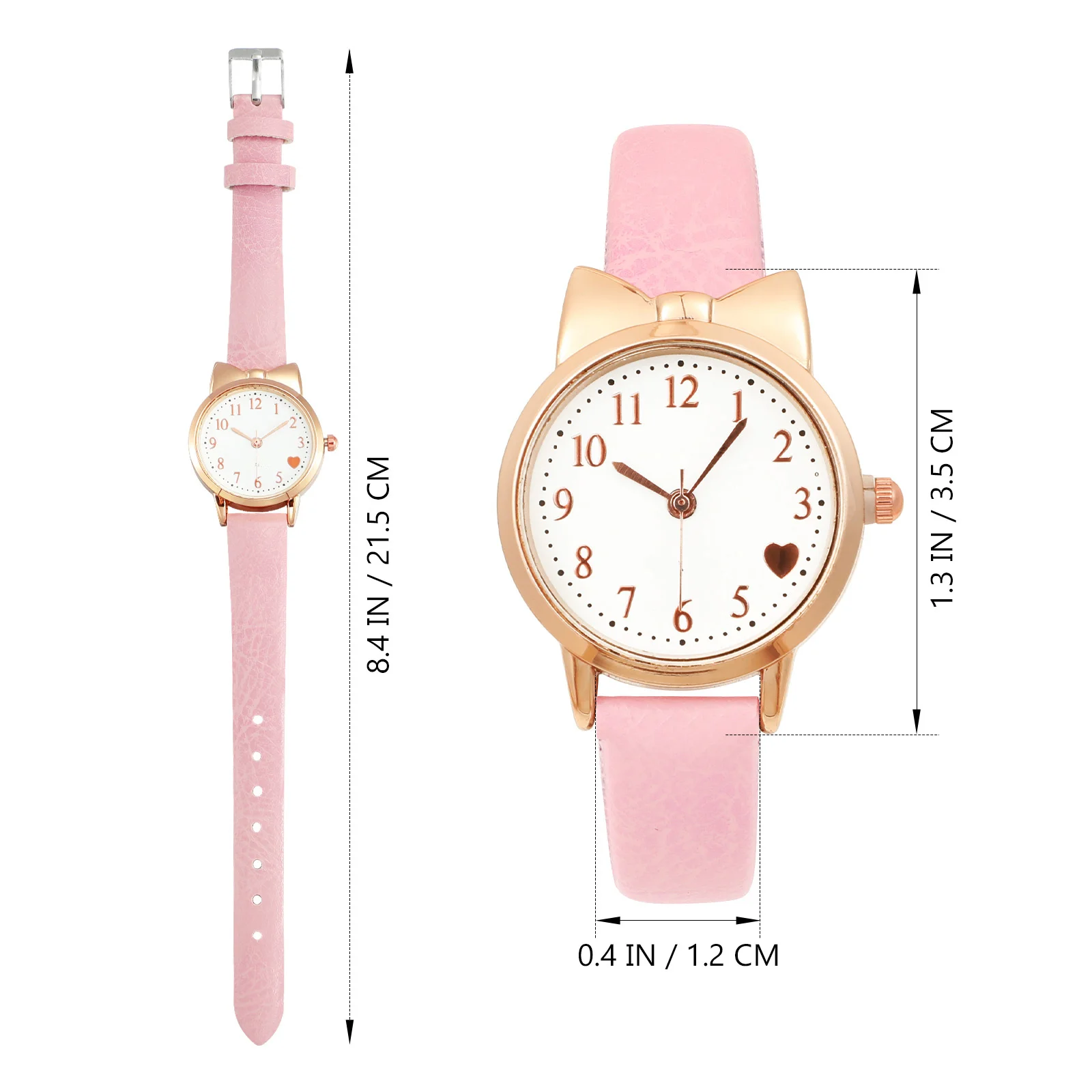 1Pcs Analog Glow Lightweight Casual Wrist Watch for Students Simple Fashionable
