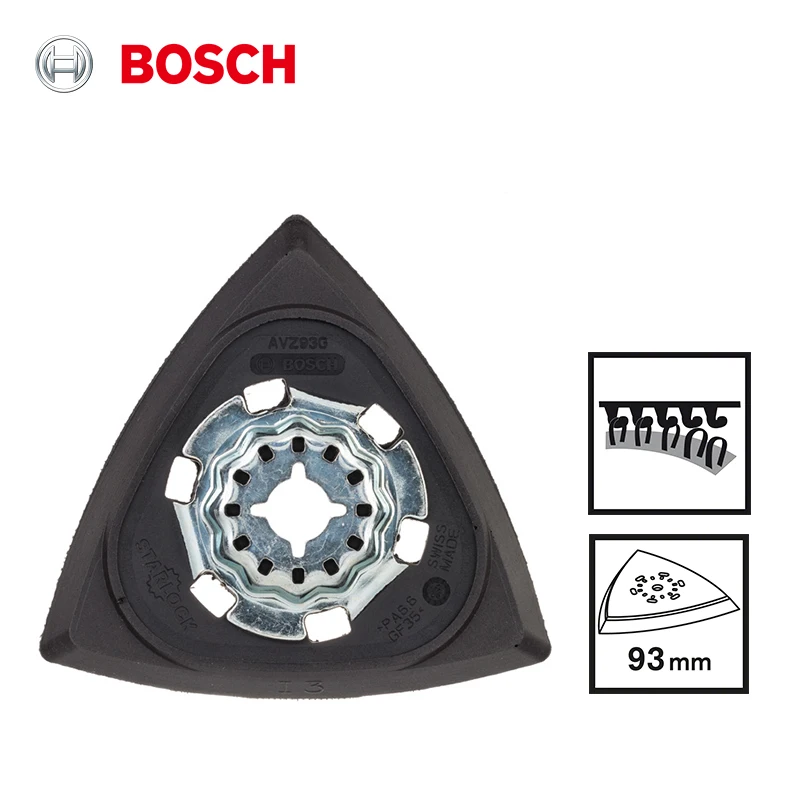 Piastra abrasiva Bosch Starlock AVZ 93 G lama per sega oscillante levigatura In lama per sega multiutensile angolare per GOP12V-28 GOP185-Li