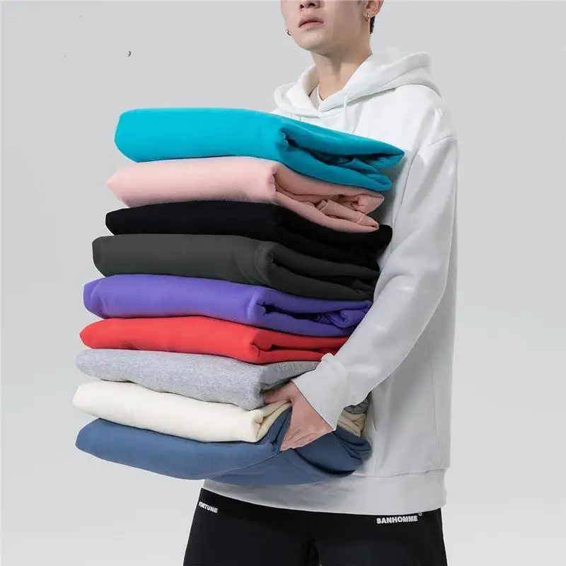

Men's Hoodies Long Sleeve Casual Printing solid color Sweatshirts New Spring Hip Hop Pullover Sports Top Male Hooded Sweatshirts