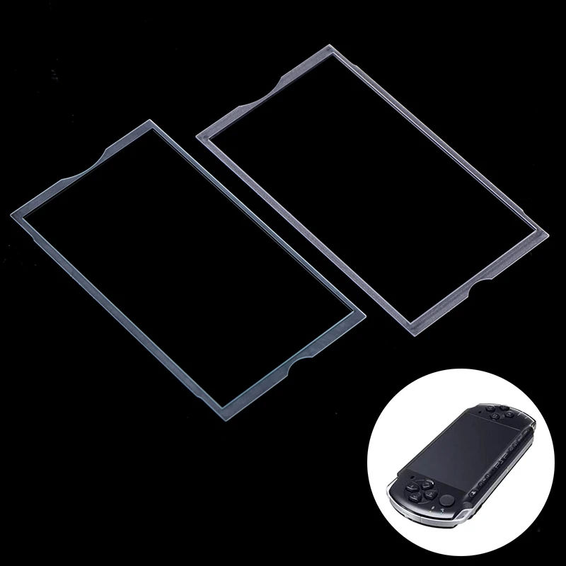 1PC For PSP Console Front Shell Cover Glass Len Replacement For PSP1000 2000 3000 LCD Screen Display Plastic Cover Len Panel