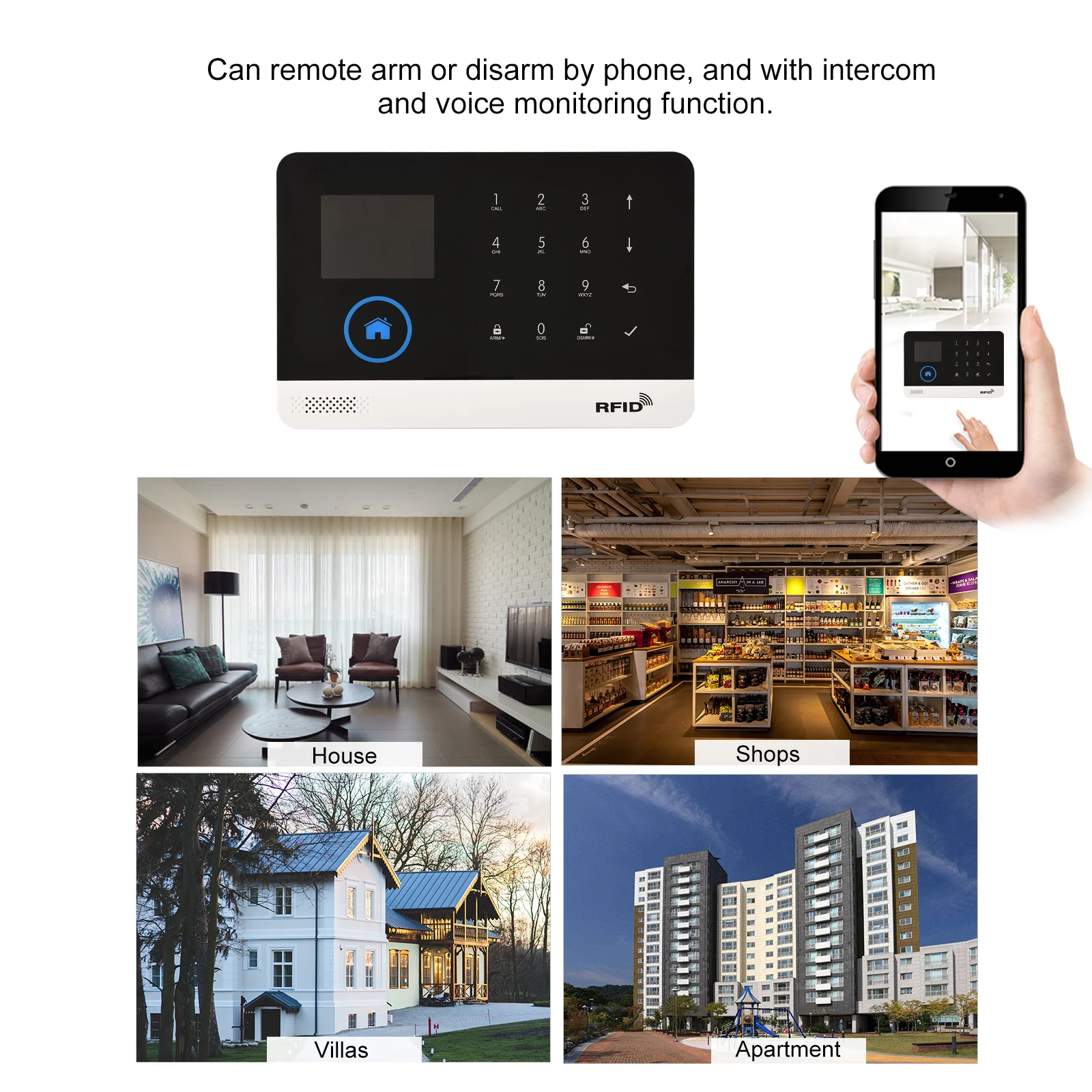 Smart Home IR Remote Control WiFi Voice Control Remote Controller Smart Life APP Control Compatible with Alexa Assistant