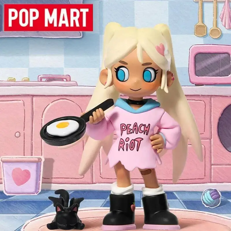 البوب مارت ليل الخوخ الشغب النوم سلسلة العصرية صندوق أعمى اللعب الحلي صندوق غامض عمل الشكل مفاجأة نموذج هدايا عيد الميلاد