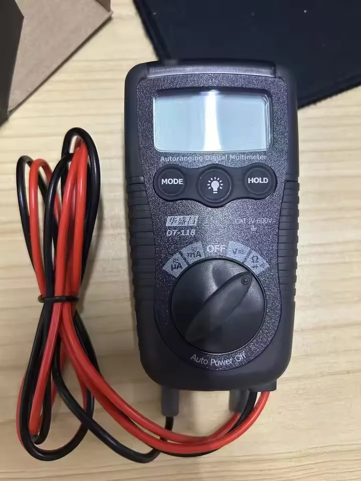 أداة CEM متعددة الجيب الرقمي عالية الدقة المنزل التلقائي شاشة ديجيتال متر DT-118
