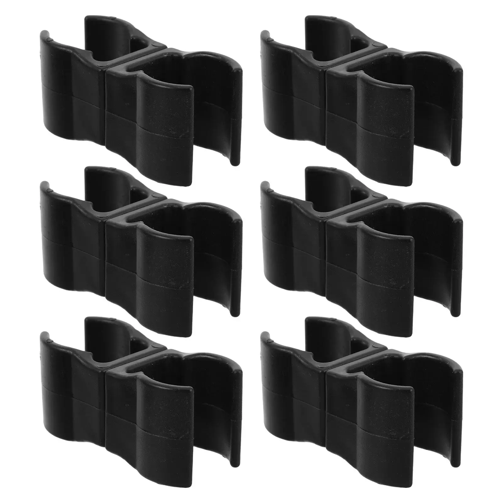 6 Pcs soccer field agility pole connection buckles Obstacle Agility Pole Swivel Clips Swivel Connector Stick Drill Buckle