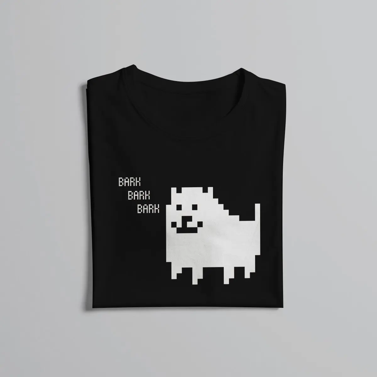 Dog Round Collar TShirt Undertale Classic Polyester T Shirt Man\'s Clothes New Design