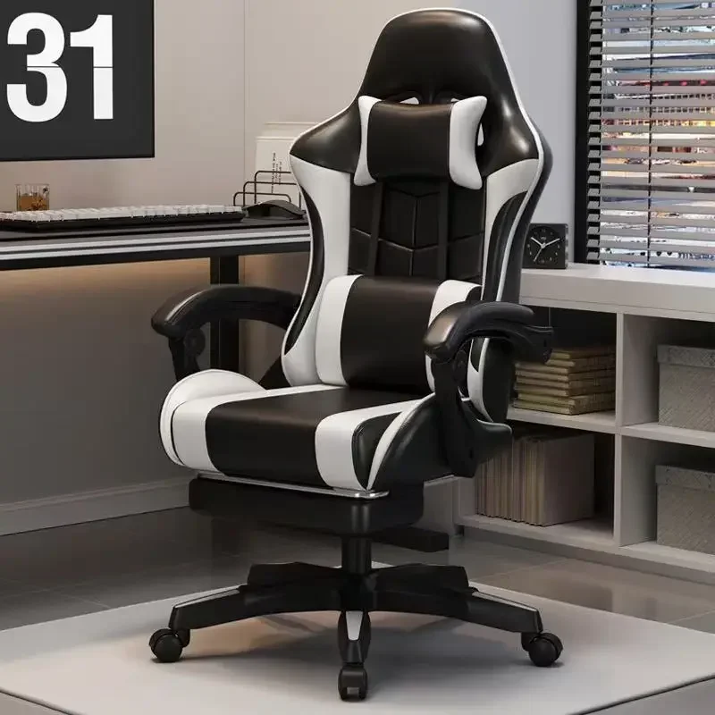 Home Use Comfort Computer Chair Reclining Office Deluxe Wide Seat for Long Hours Ergonomic Gaming Chair Comfy Gaming Chair view 4