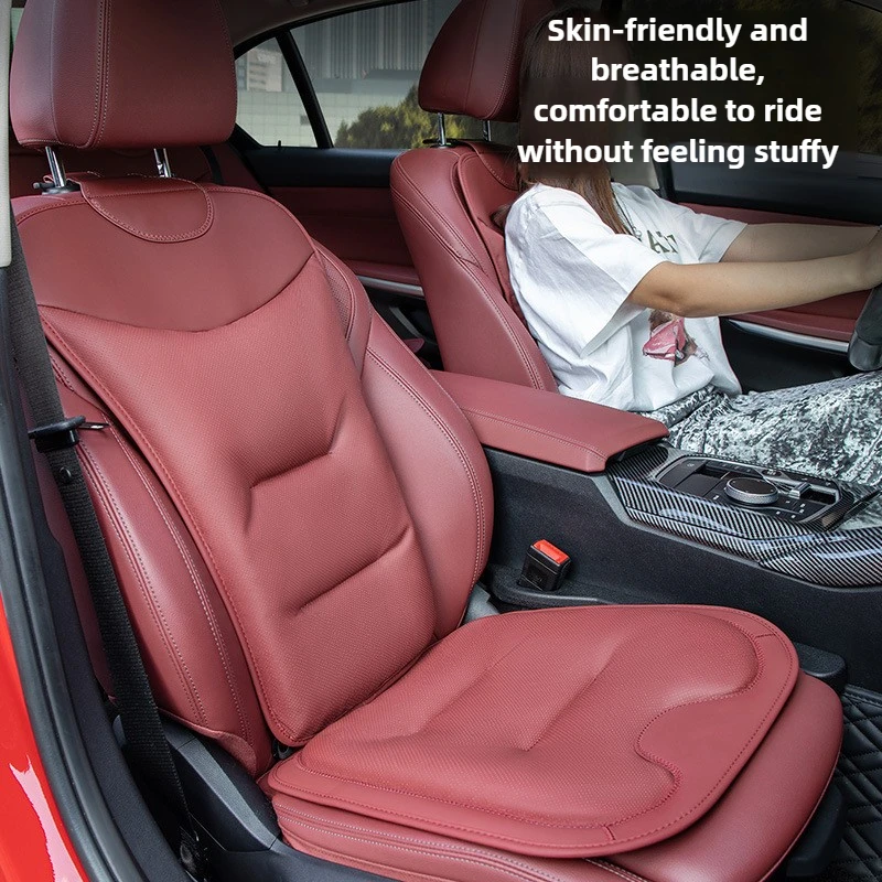

Car Breathable Back Row Seat Cushion All-Season Breathable & Premium Interior Upgrade,Anti-Slip Universal Fit for Luxury Sedans
