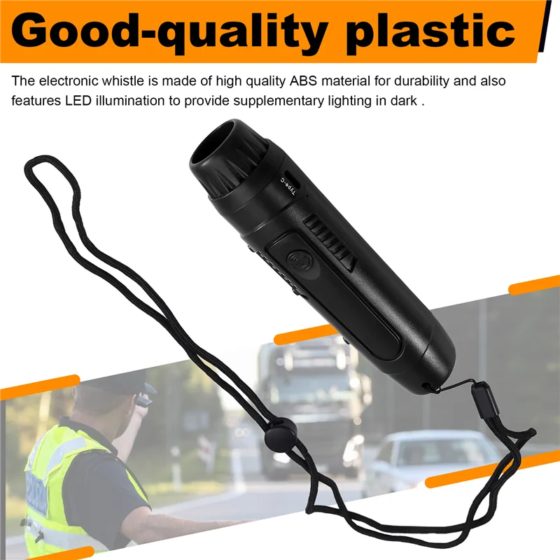 นกหวีดอิเล็กทรอนิกส์เต็มรูปแบบสําหรับโค้ช, ผู้ตัดสิน, ครู, นกหวีดแบบใช้มือถือพร้อมเชือกเส้นเล็ก, นกหวีดกีฬาสําหรับฟุตบอลวอลเลย์บอล